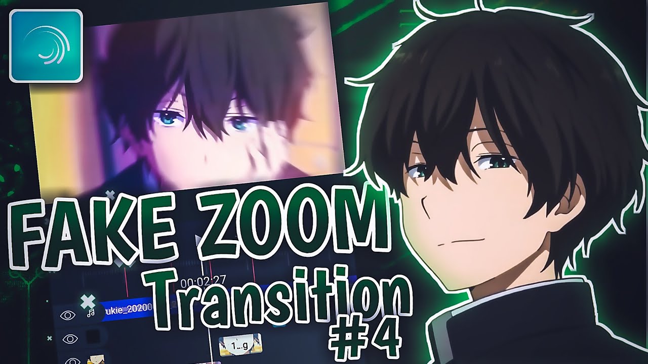 Smooth Fake Zoom Transition Part 4 Amv Tutorial | Alight Motion