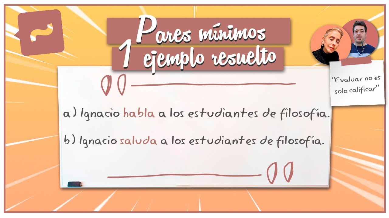 Par mínimo: Ignacio habla a los estudiantes de filosofía. Vs. Ignacio saluda… 👉  NGLE | GTG