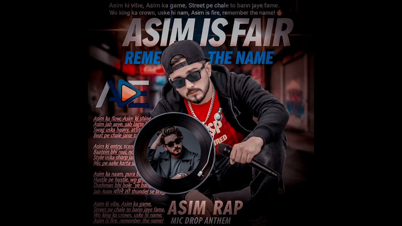 Asim New Rap Song 2025 | Official Music Video | Heart-Touching Lyrics | Written by Asim 
