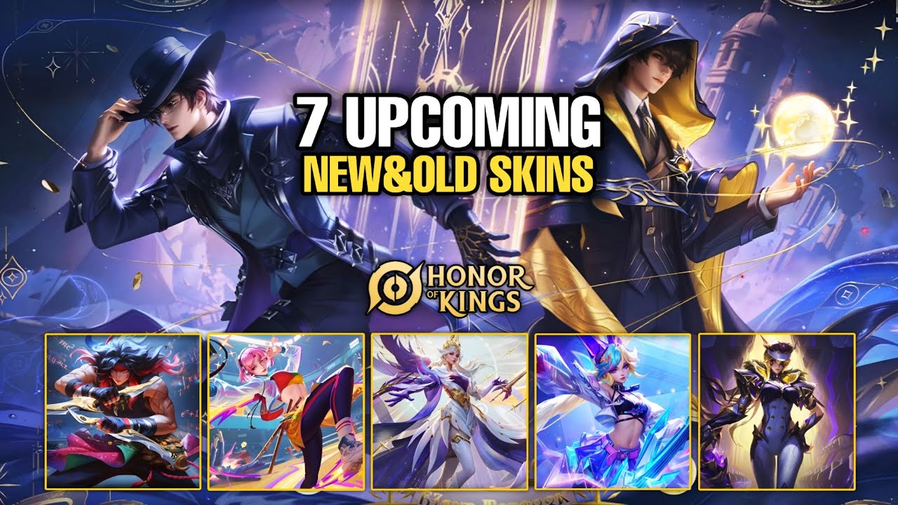 7 UPCOMING NEW & RE-RUN SKINS || HONOR OF KINGS