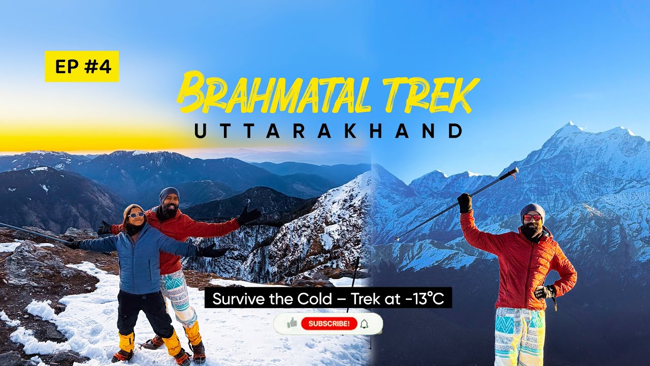 Surviving -13°C on Brahmatal Trek | Extreme Winter Trek in Uttarakhand | EP 4
