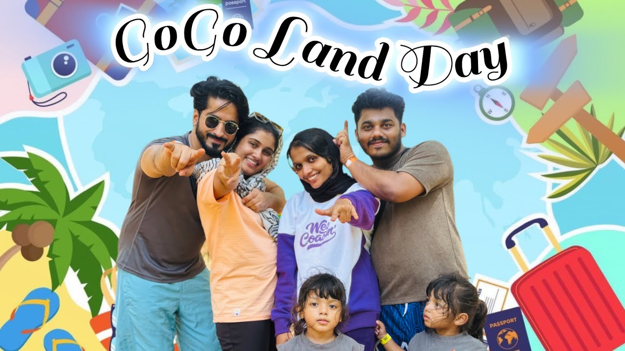 GoGo Land Day 🗺️🛤️🏝️| Fun trip with Family | Salmanul Faris | Megha Salman | Mr & Mrs Salman 