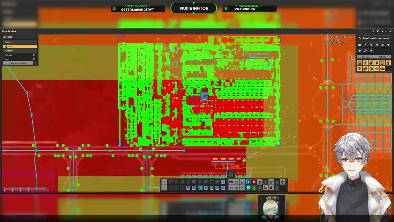 BIG WALL (in Factorio) (Numbinator VOD)