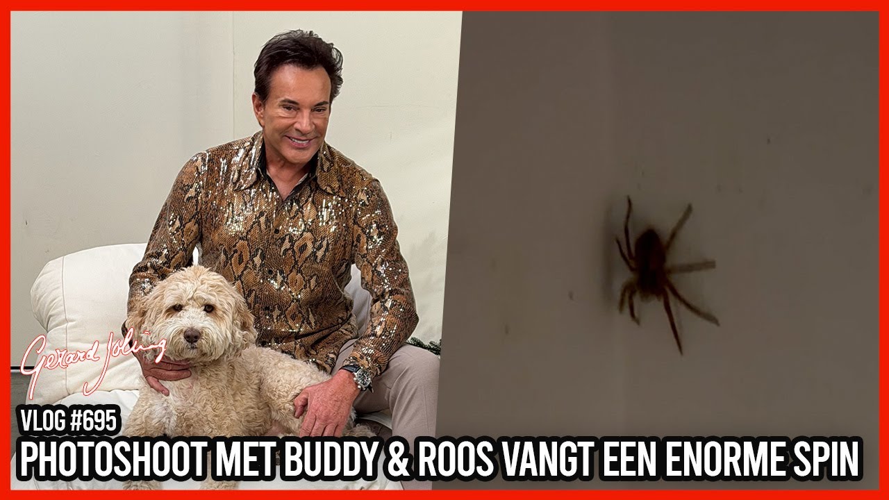 PHOTOSHOOT MET BUDDY & ROOS VANGT EEN ENORME SPIN - GERARD JOLING - VLOG #695