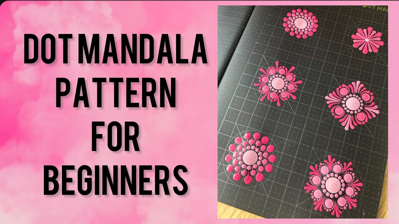 Dot mandala pattern for beginners | dot mandala easy tutorial | learn dot mandala #mandala