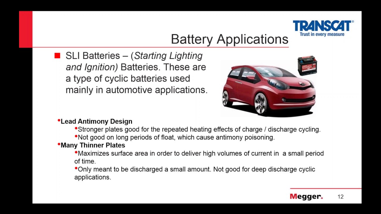 Megger and Transcat Webinar: Battery Testing Methods 101