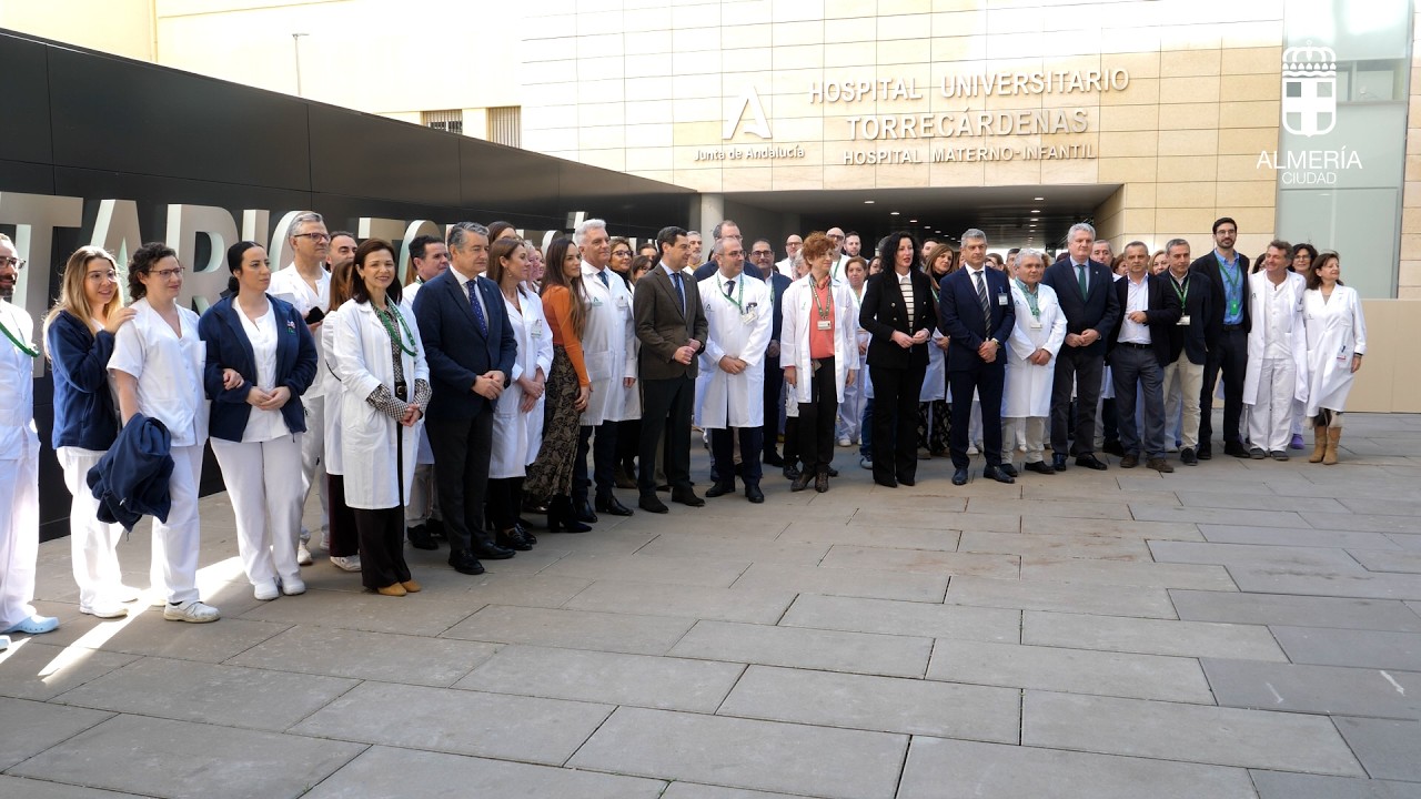 Alcaldesa visita junto al presidente de la Junta de Andalucía, Juanma Moreno Torrecárdenas