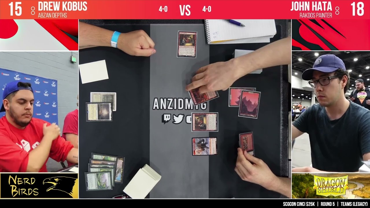 MTG Legacy | Abzan Depths vs Rakdos Painter | SCGCON Cincinnati Team Trios 25K | Round 5
