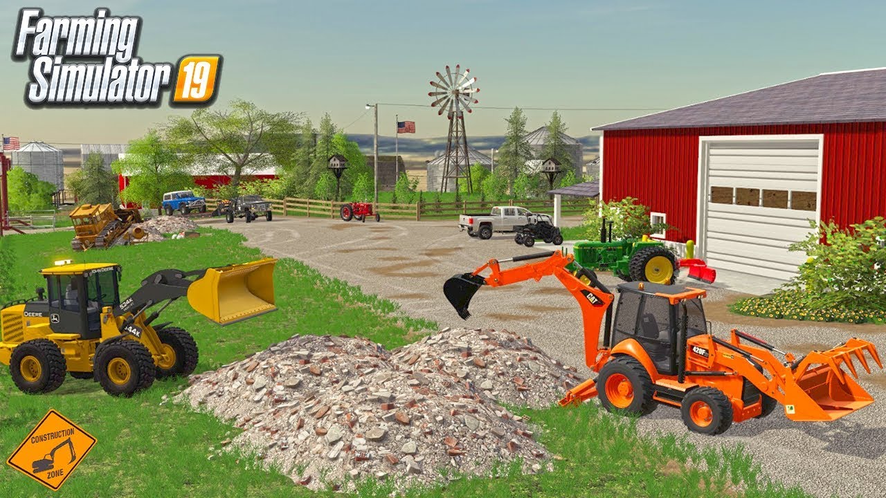 SCRAP THE FARM & REBUILD FROM SCRATCH (ROLEPLAY) FARMING SIMULATOR 19