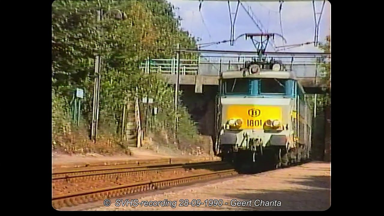 (43) NMBS-SNCB -1990 - Nossegem - L36-Between Brussels & Leuven (Part 3) - location comparison 2024