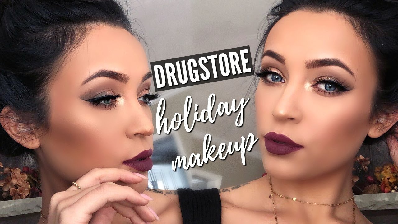 DRUGSTORE Classic Holiday Makeup Look: Bold Lips | Stephanie Ledda
