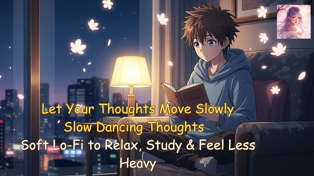 Chill song Vol.5 - Slow Dancing Thoughts 🌙 | Emotional Lo-Fi Music for Calm Minds #lofimusic