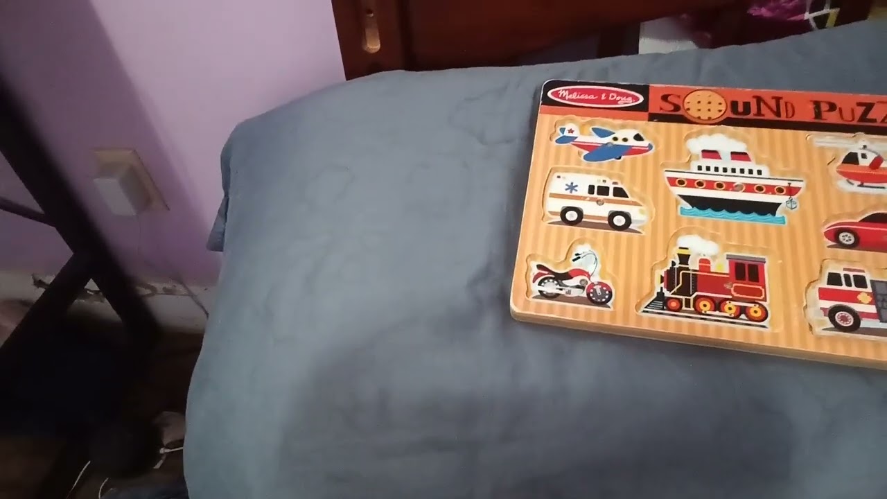 Звуковой пазл с транспортом от Melissa & Doug