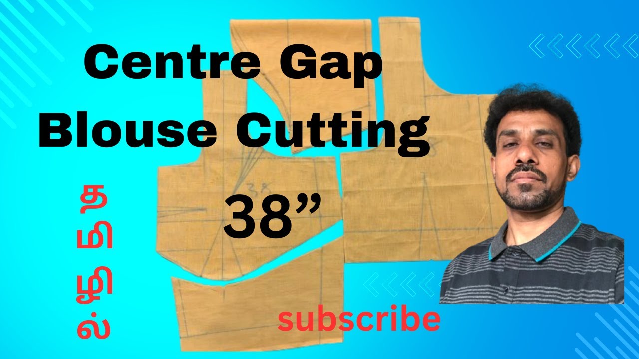 centre Gap blouse cutting,  Centre Gap பிளவுஸ் கட்டிங் தமிழ்,