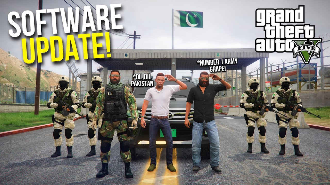 PAKISTAN ARMY NE KIA SOFTWARE UPDATE! | GTA V GAMEPLAY