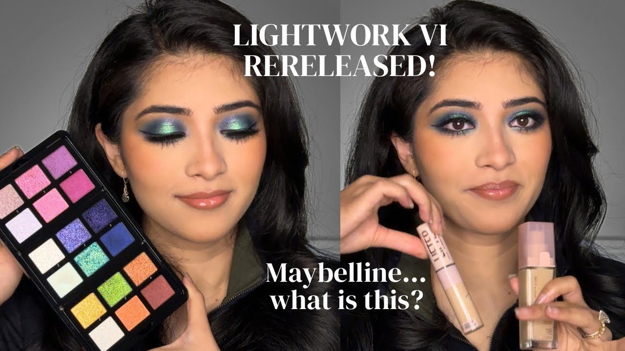 Lightwork VI и НОВИНКА: тональный крем и консилер Maybelline? Давайте попробуем 👀