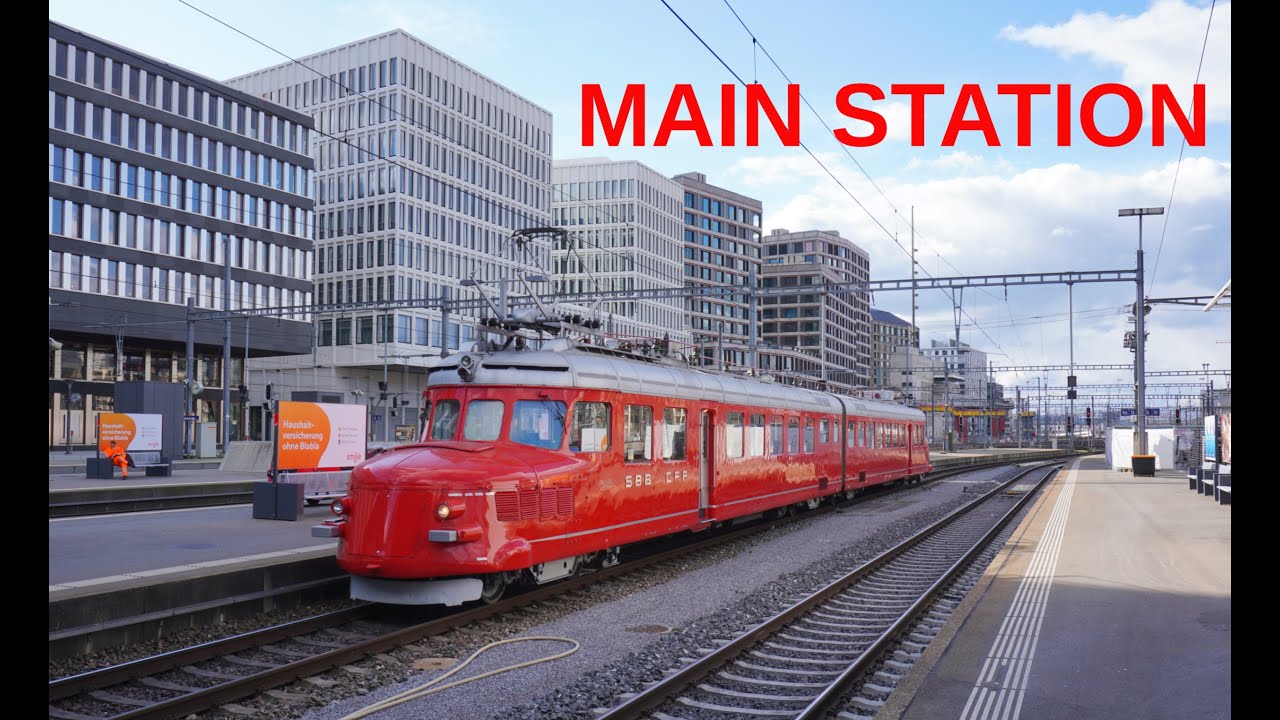 Swiss Trains at Zurich HB - Zürich Hauptbahnhof - SBB Züge