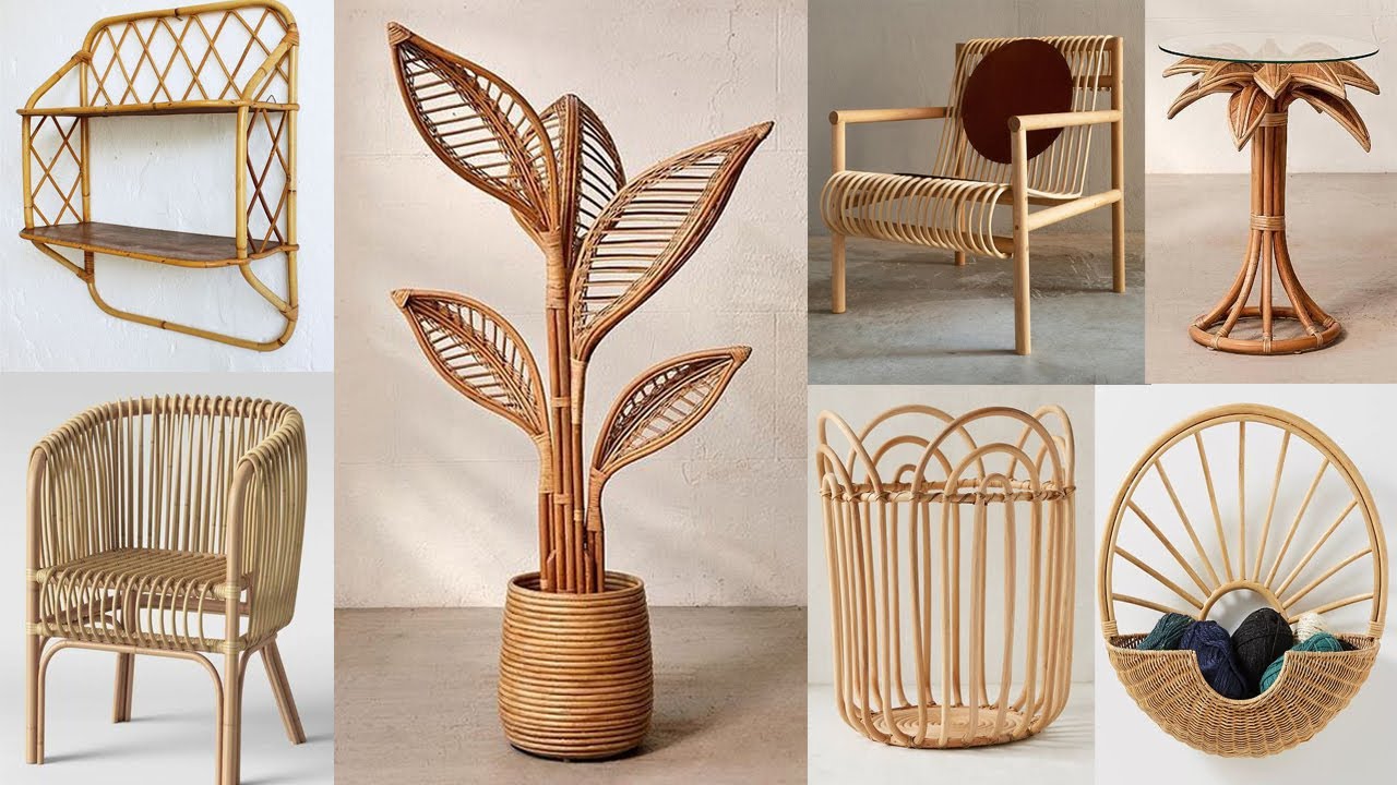 120+ Ways to Decorate with Rattan for  Natural Texture in Every Room / Rattan furniture and deco