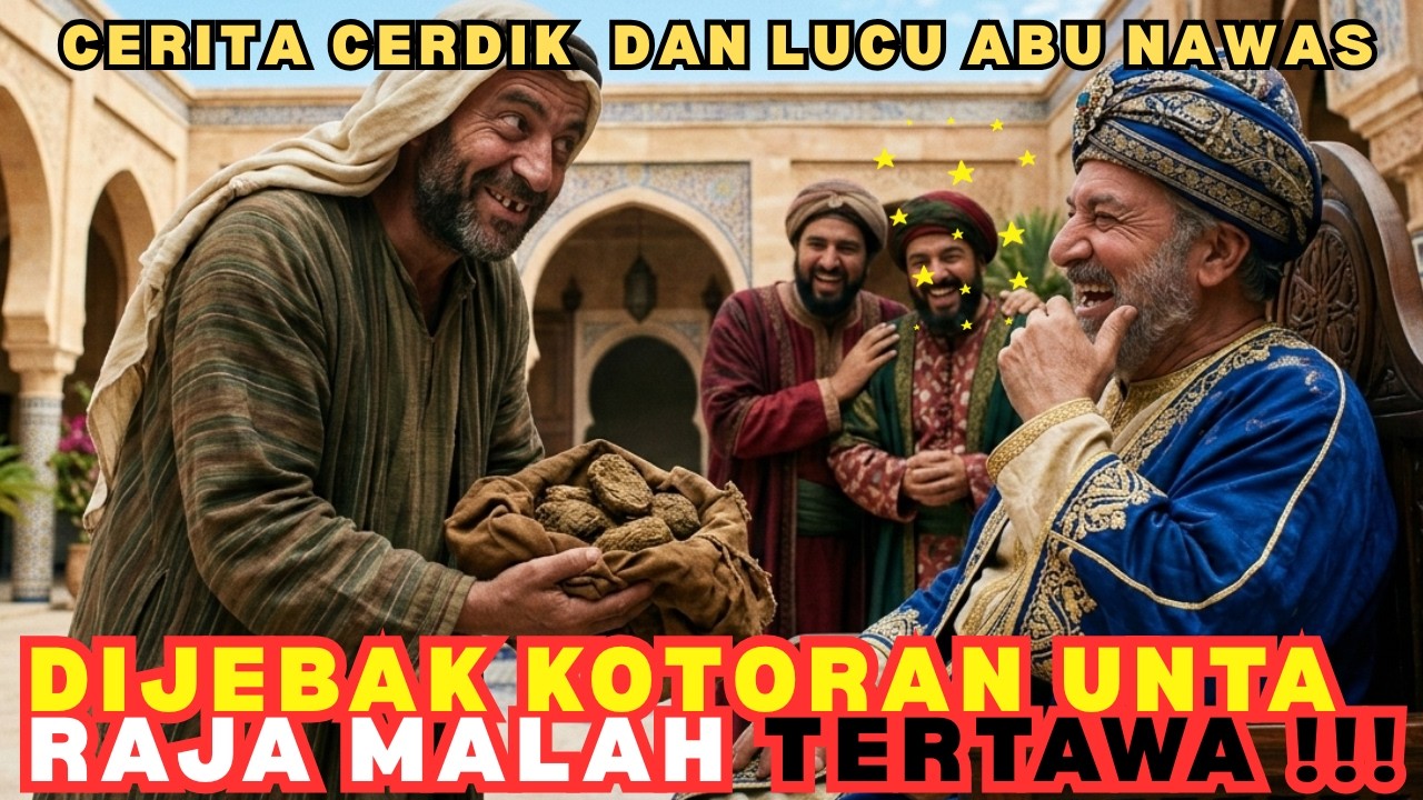ABU NAWAS MENGERJAI RAJA DENGAN KOTORAN UNTA, REAKSI RAJA JUSTRU BIKIN ISTANA GEGER! #kisahabunawas