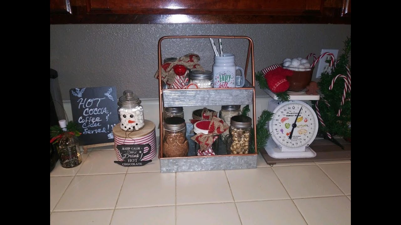 FARMHOUSE HOT COCOA / COFFEE BAR - DAY 10 OF THE 12 DAYS OF CHRISTMAS