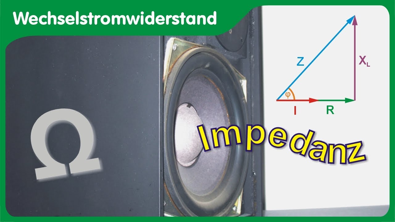 Impedanz oder auch Wechselstromwiderstand - Erklärung, Berechnung