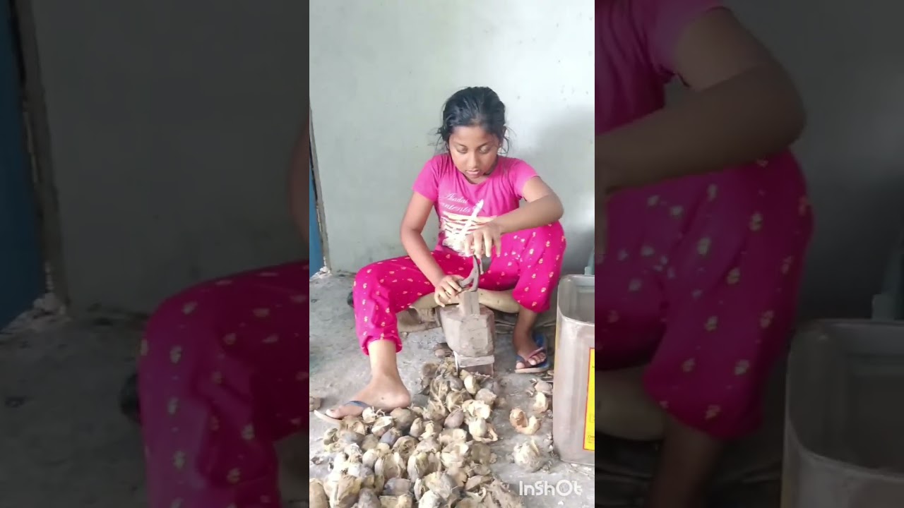 cleaning of bettel nut