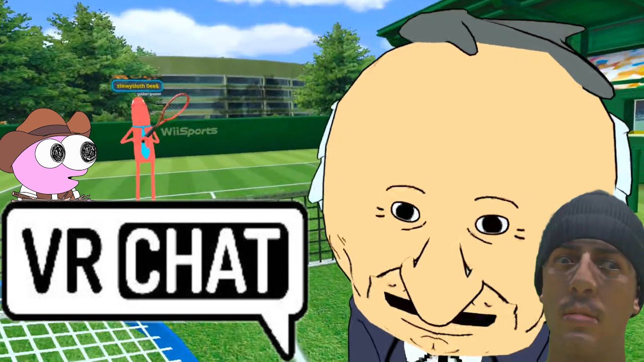 We are the smiling friends and we play sports (Vrchat)