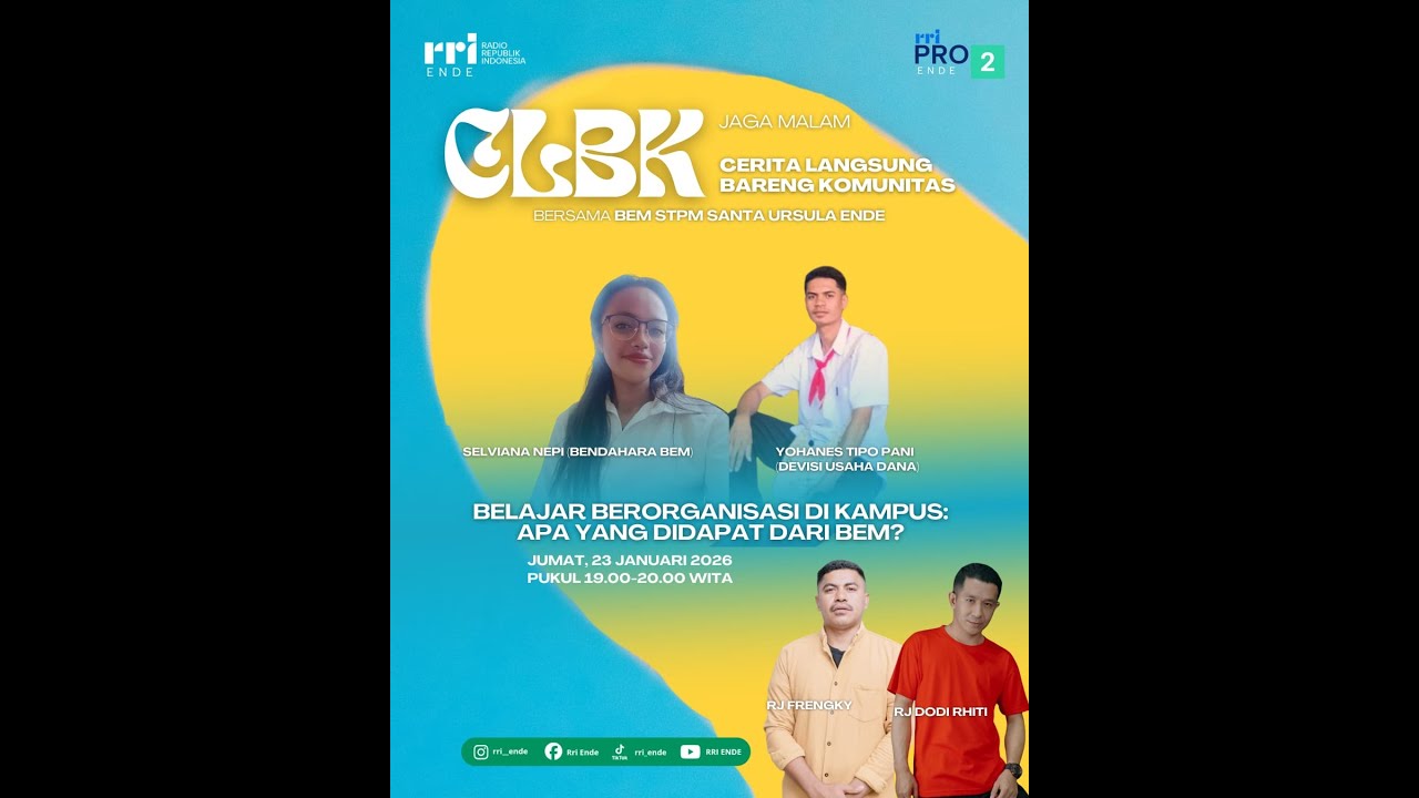 CERITA LANGSUNG BARENG KOMUNITAS 