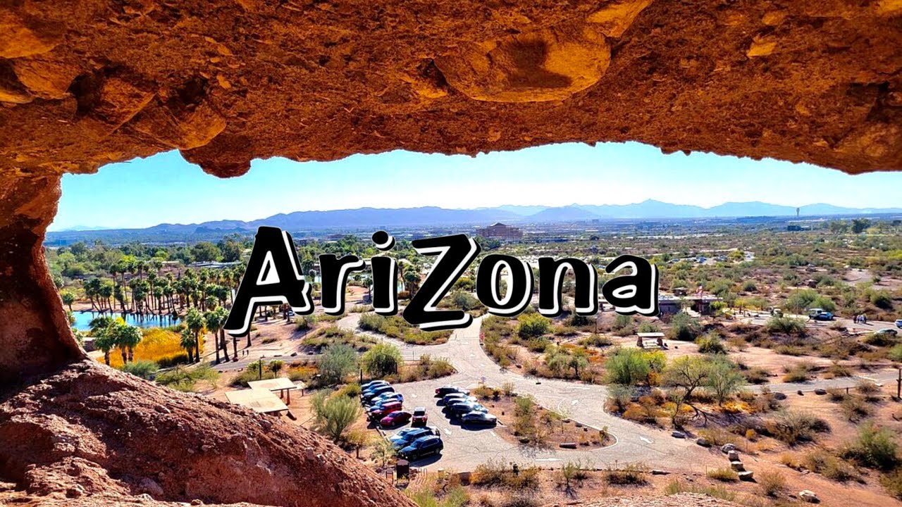 [4K] 🇺🇸 HOLE IN THE ROCK, Papago Park & Camelback Mountain | Phoenix | Arizona