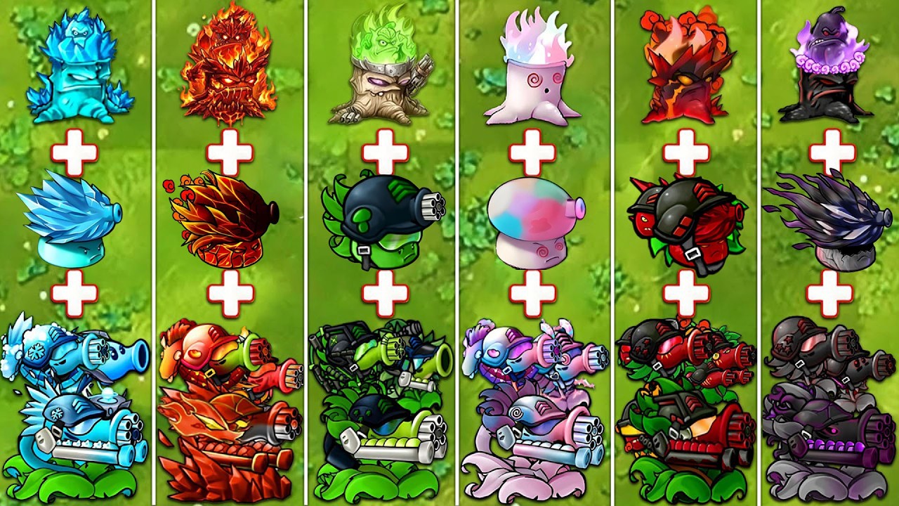 PVZ 1 Fusion 3.9 Challenge!! Team Gatling VS Torchwood Fume VS Obsidian Gargantuar - Who Will Win?