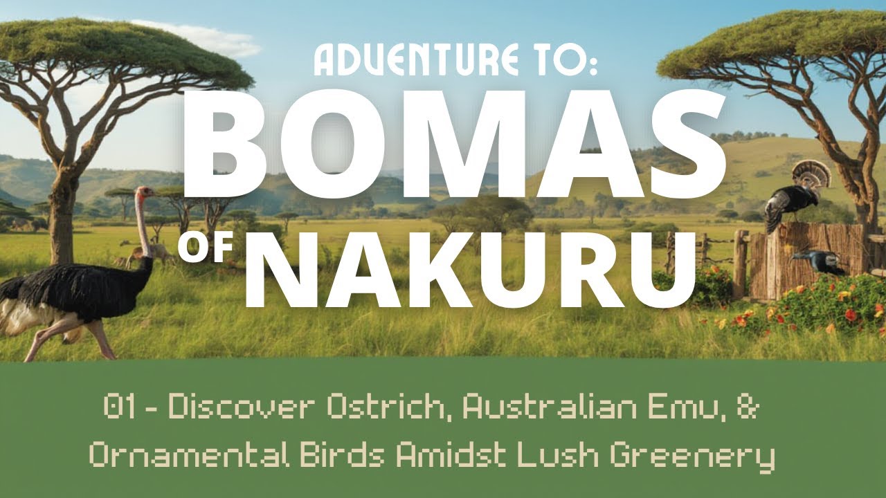 Bomas of Nakuru Adventure🦃🦚🦆Exotic Birds,Wilflife & Stunning Gardens
