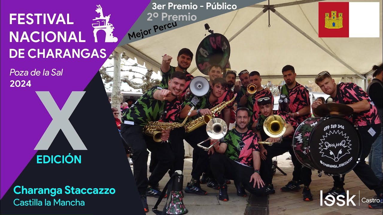 🥈 Charanga Staccazzo 🥈 | Festival Charangas Poza de la Sal 2024  | #charangasPoza
