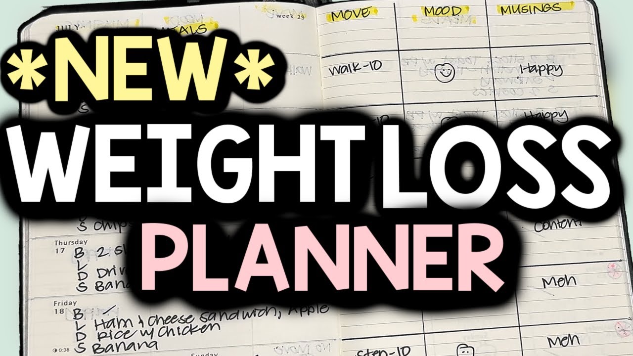 THIS WEIGHT LOSS PLANNER SAVED MY LIFE