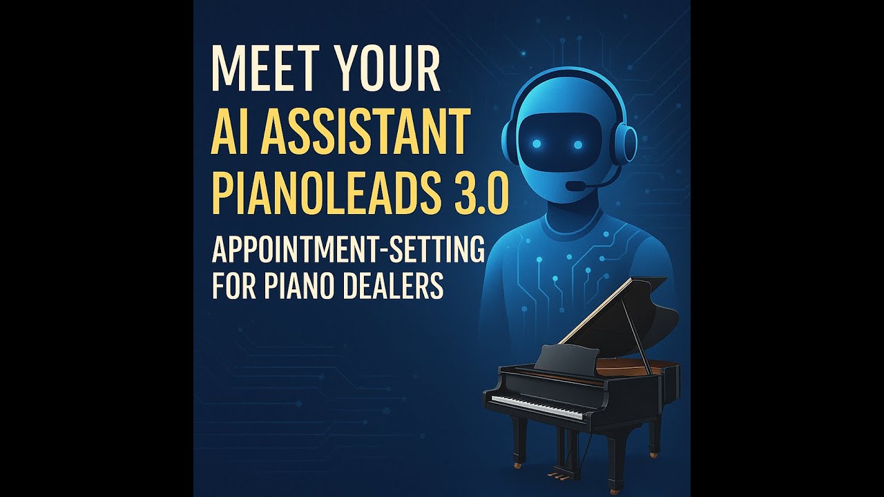 Meet Your AI Assistant: PianoLeads 3.0 Live Demo | Appointment-Setting for Piano Dealers