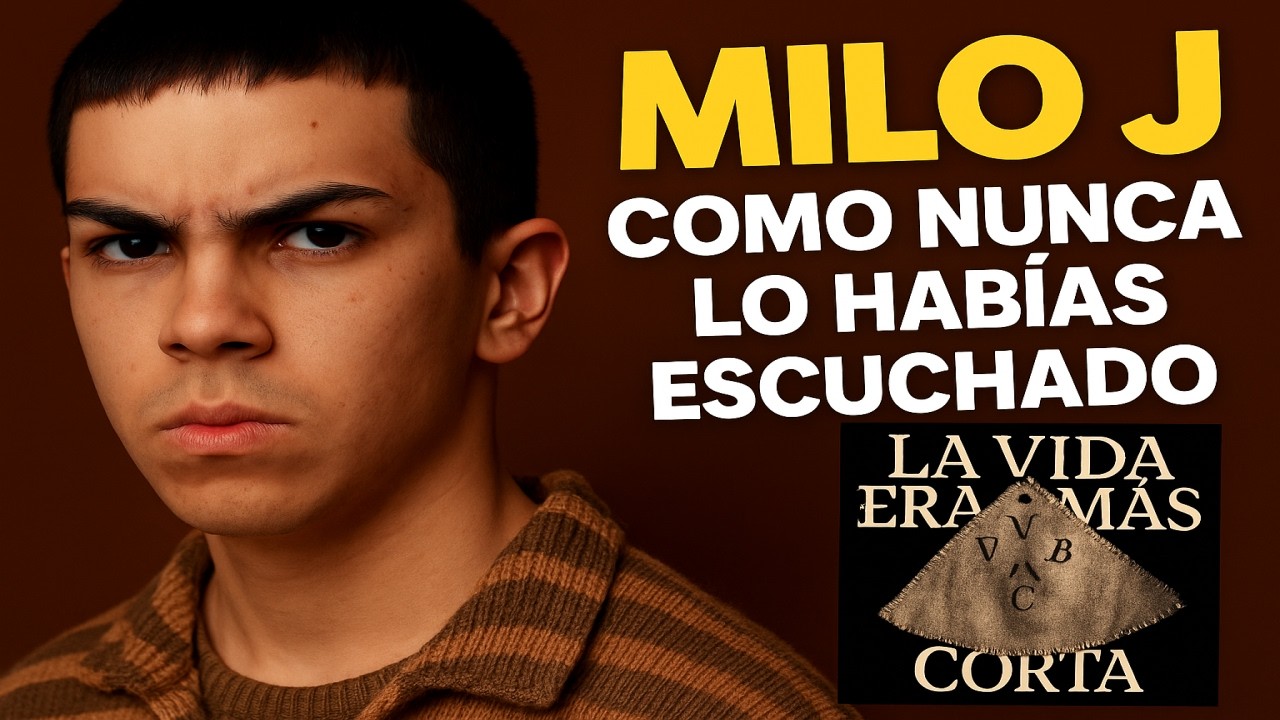 MILO J como NUNCA lo habías ESCUCHADO @miloj #miloj