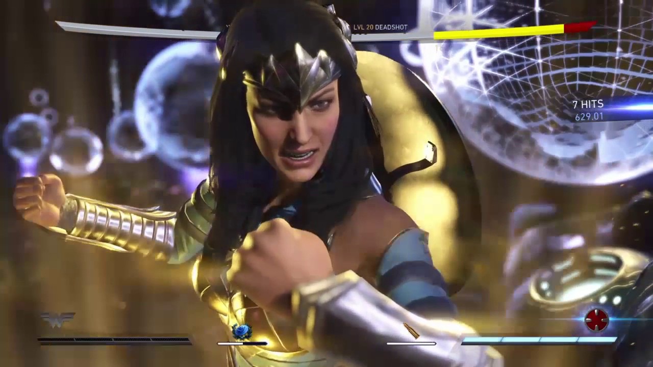 Injustice 2: Wonder Woman Swag {27%-86} Combos/Setups