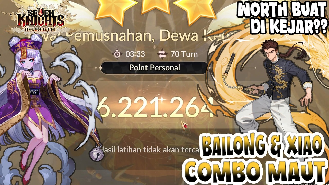 Xiao & Bailong, Worth buat di ambil Token ARENA?? Broken sih Tapi.. | Seven Knights Re:BIRTH