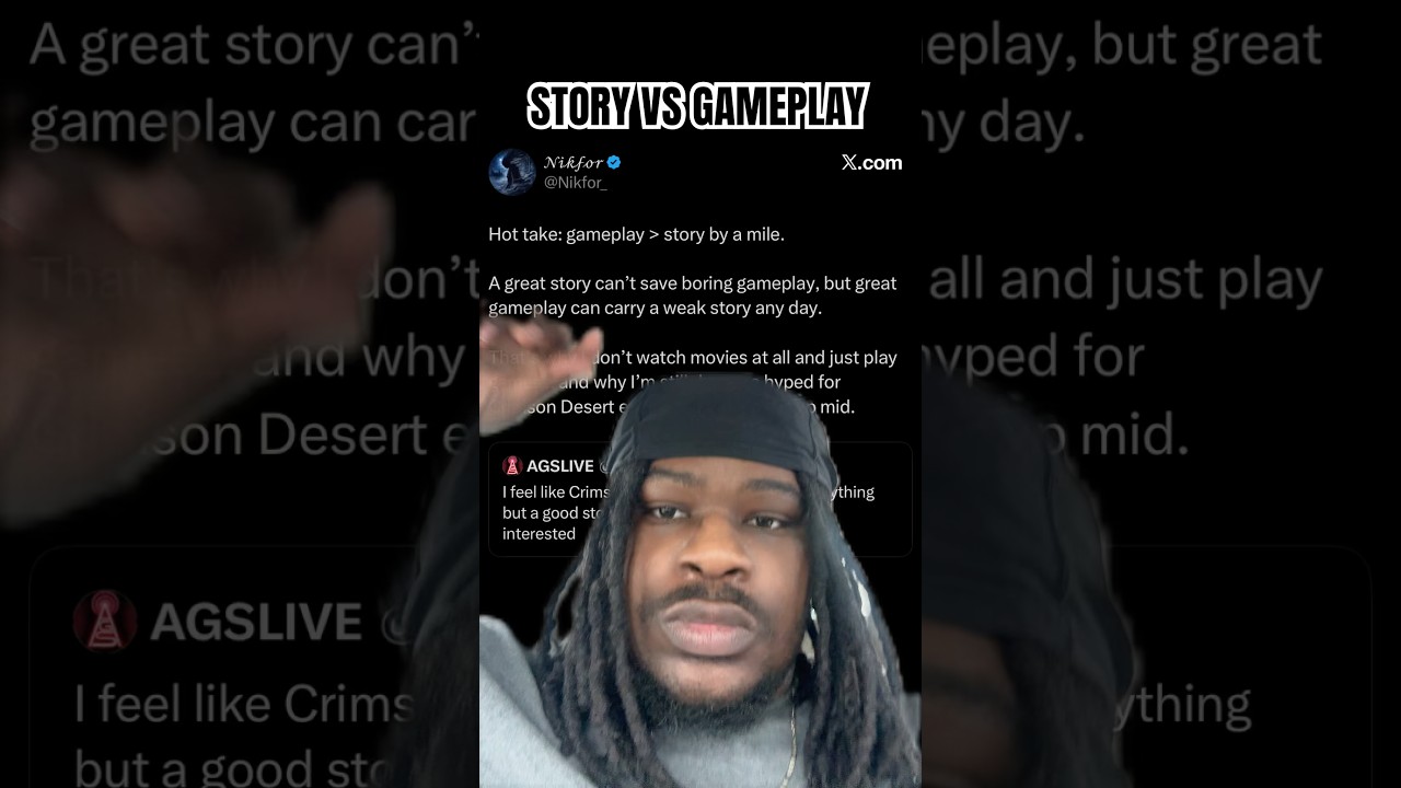 Что вы предпочитаете: сюжет или игровой процесс? #gamingcommunity #gaming #storygame #videogame #...