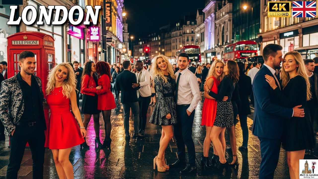 London Saturday Nightlife You've Never Seen | 4K HDR Walking Tour