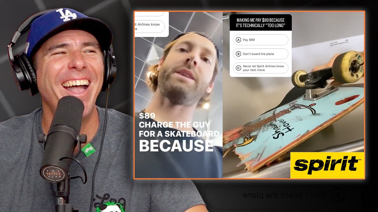 Shaun Hover Breaks His Board To Avoid Airline Carry-On Fees