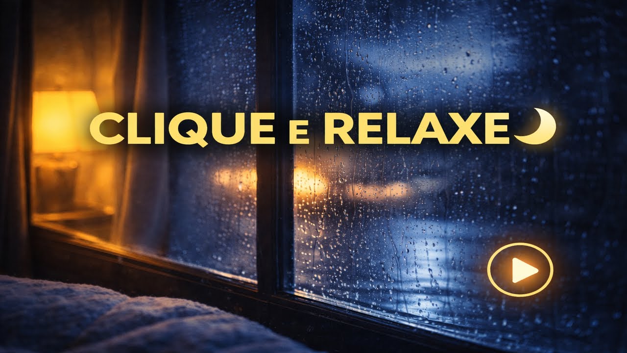 Barulho de Chuva para Dormir Profundamente Som de Chuva e Vento
