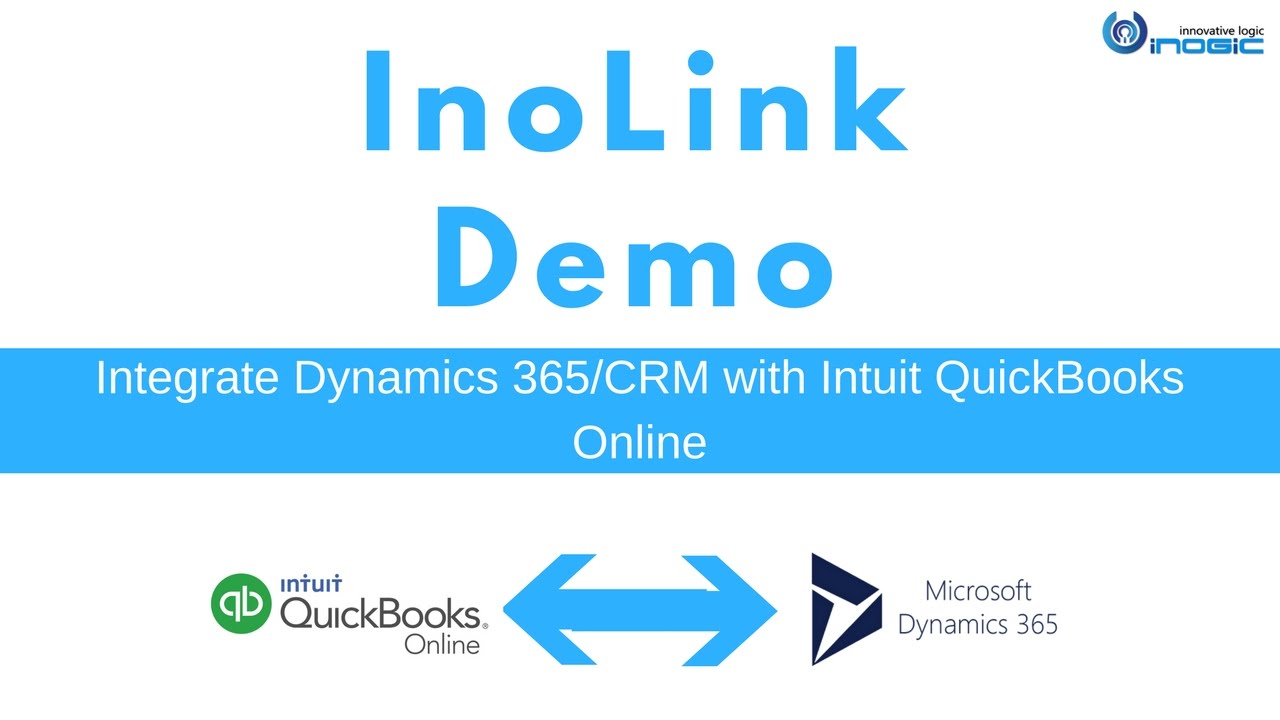 InoLink: Integrate Dynamics 365 CRM with Intuit QuickBooks Online