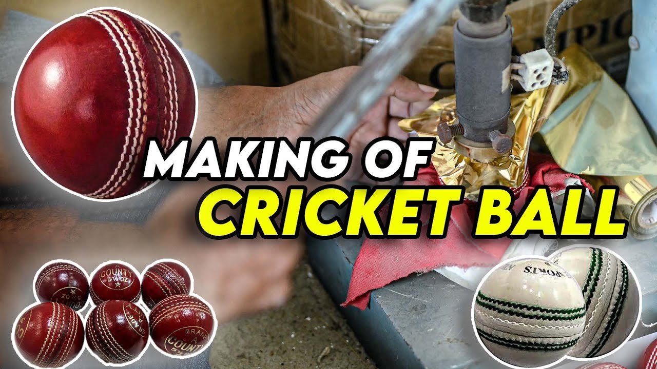 Making of Cricket Ball in Factory || Satisfying Process of Standard Cork Ball In 4K | Brain Massage