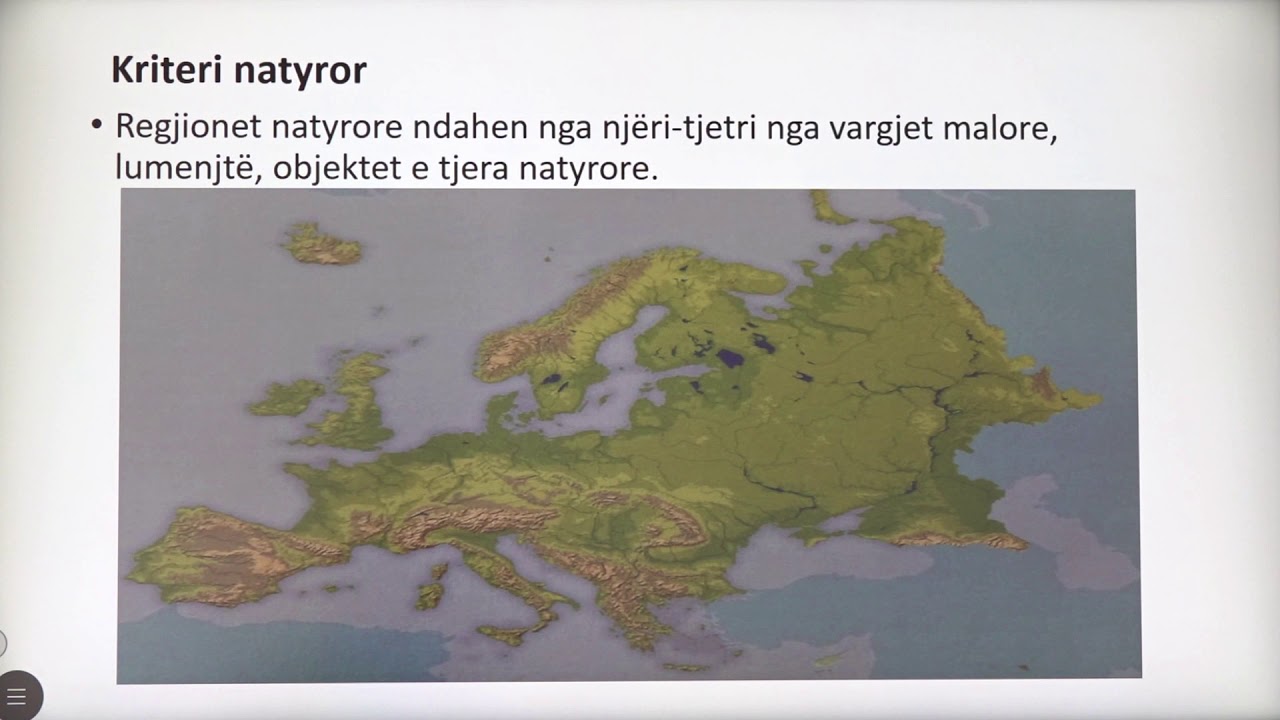7 13 001 - Java e parë - Gjeografi - Nocioni i regjionit gjeografik