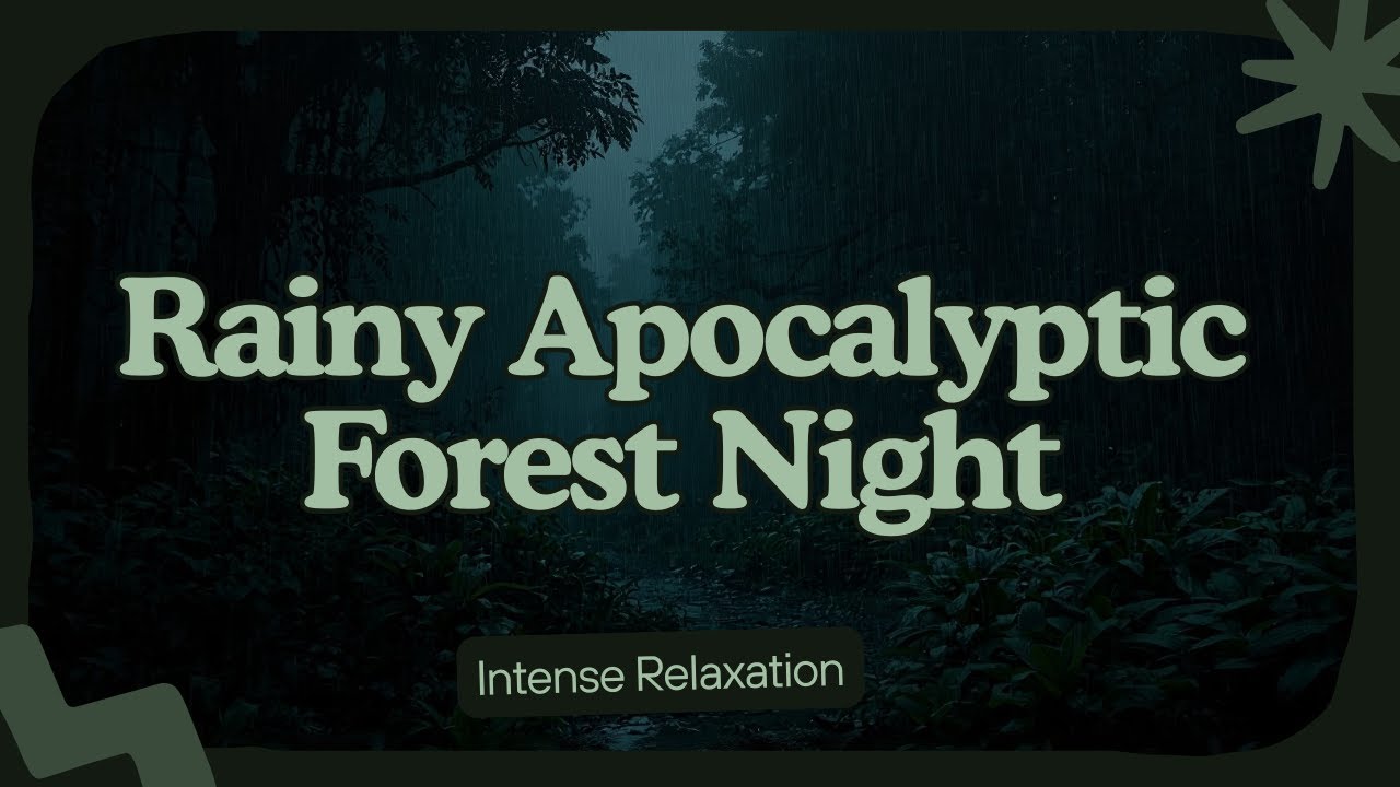 Heavies The Eyes!!!!! Rain Ambiance Meditation for Deep Sleep and Relaxation