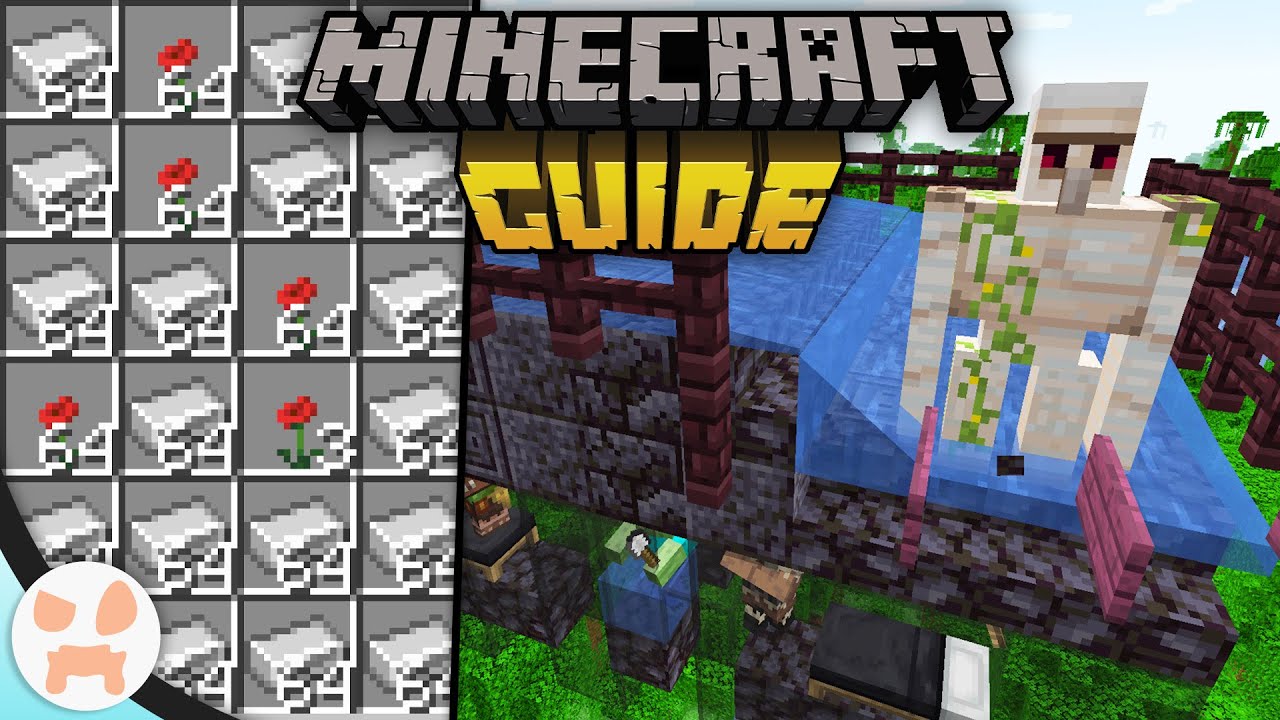 EASY EFFICIENT IRON FARM! | The Minecraft Guide - Tutorial Lets Play (Ep. 42)