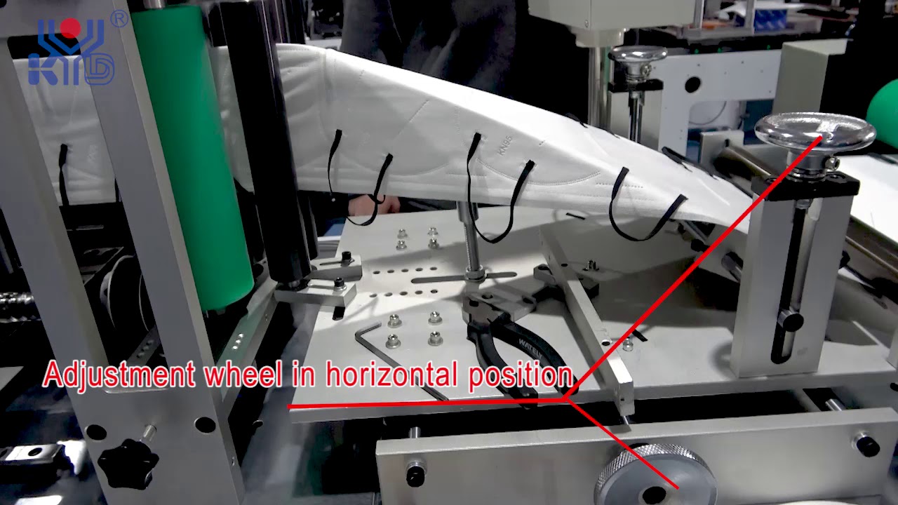 Fully Automatic High Speed Folding N95 Mask Masking Machine Commissioning