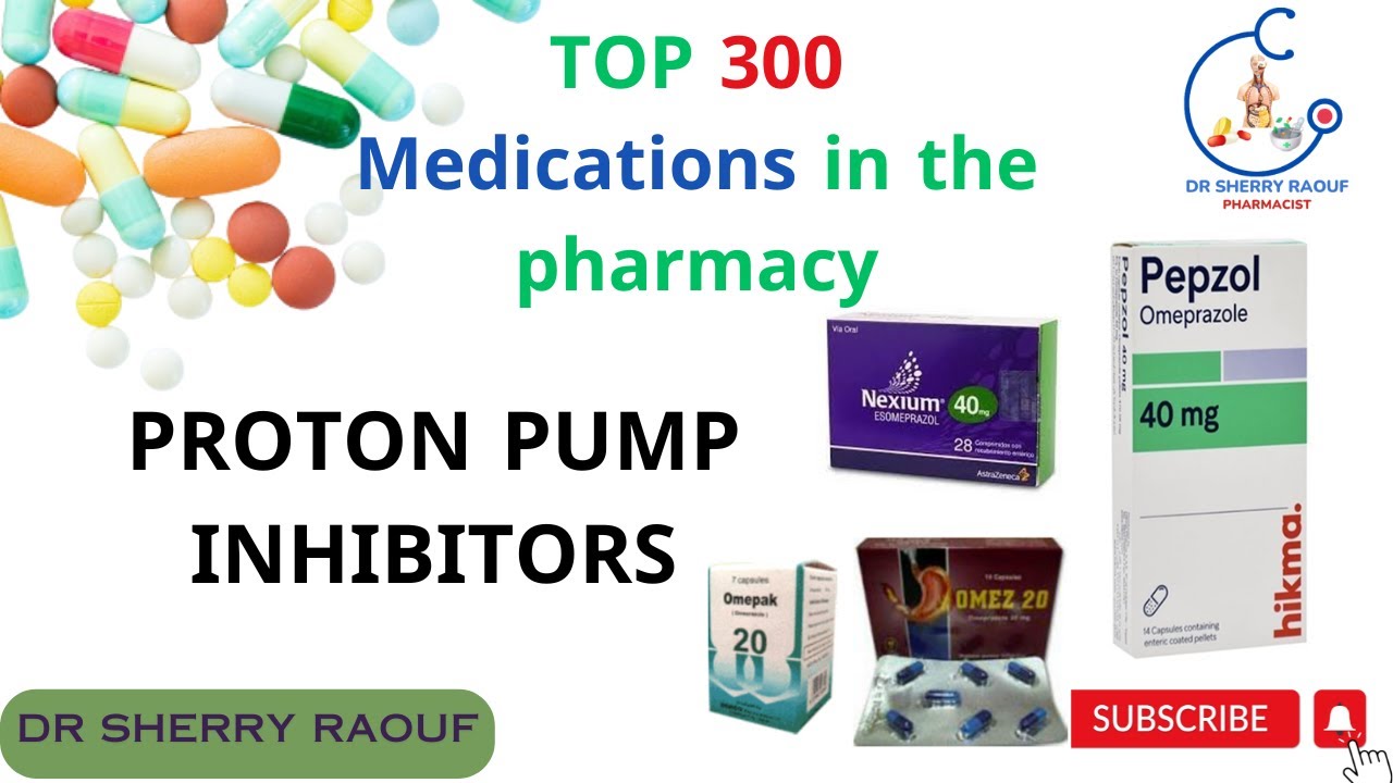 Proton pump inhibitors PPIs | Top 300 medications | OTC course| التدريب الصيدلى| قرحة المعدة