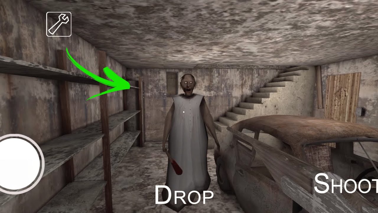 Car escape in granny one #granny #gamer #gaming 