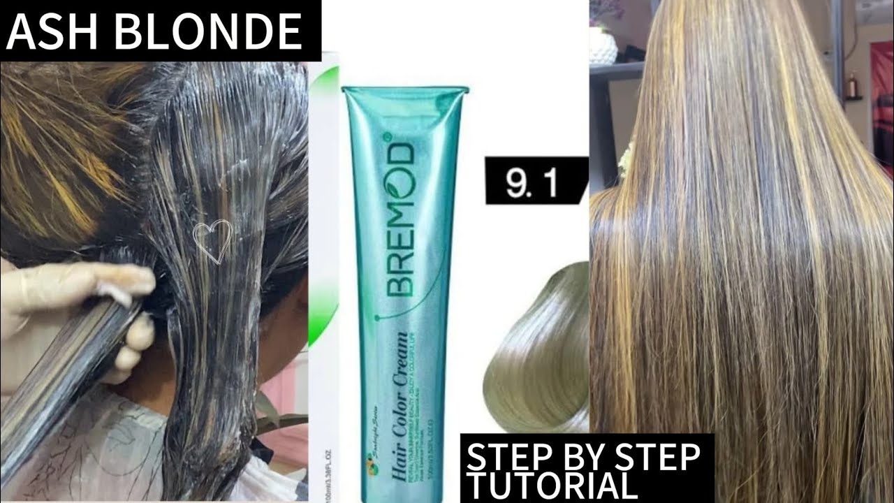 ASH BLONDE HIGHTLIGHTS TRANSFORMATION FULL TUTORIAL / STEP BY STEP